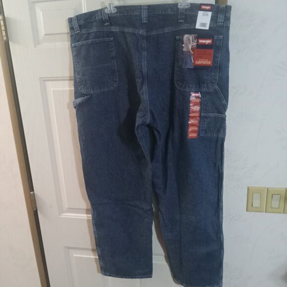 Wrangler Men's Classic Carpenter Jeans 46x32 NWT - Picture 7 of 8